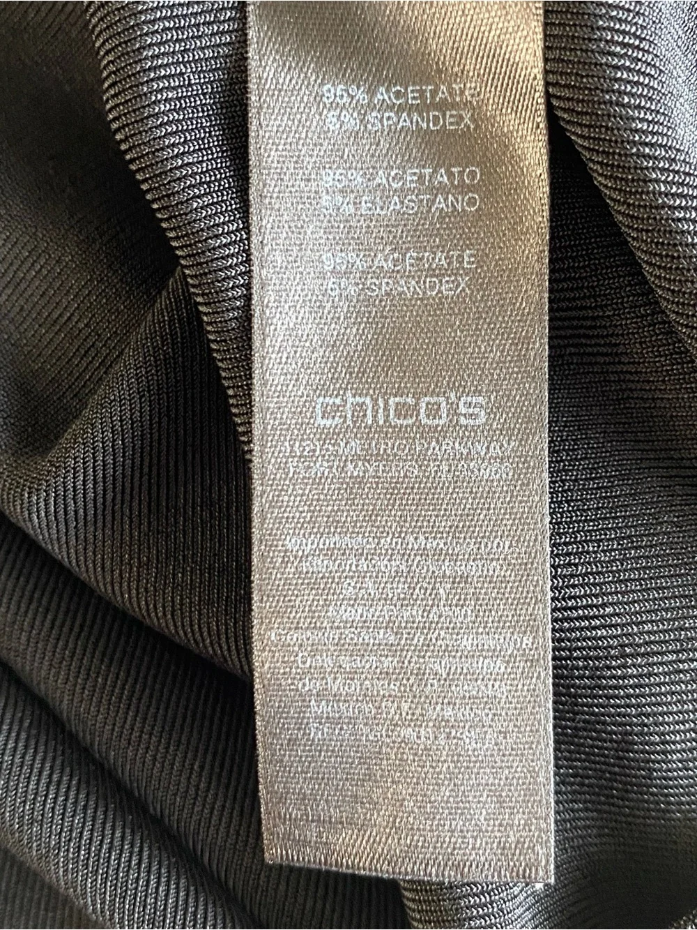 Chico’s Travelers Black SlinkyKnit  TankTop XS2 Travel Layering Capsule Wardrobe